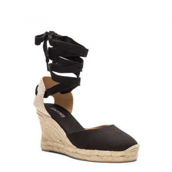 Alternative view of Soludos Tall Wedge Linen Black Women's