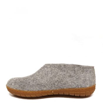 Alternative view of Glerups Felt Shoe Rubber Sole Grey Men's