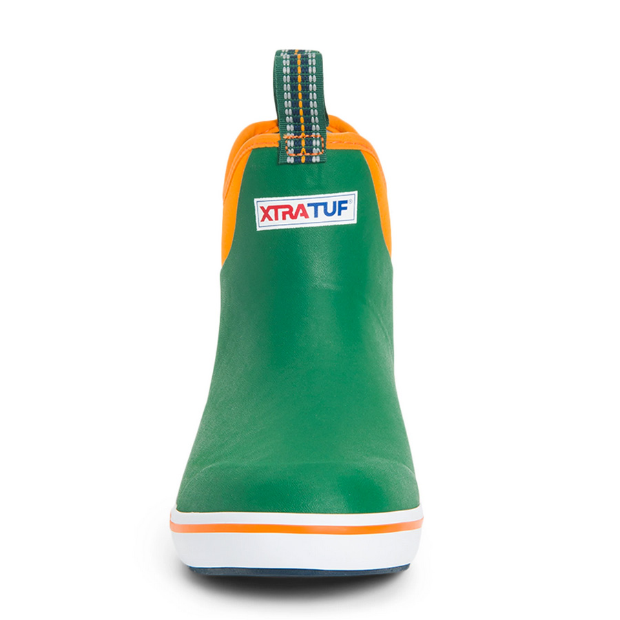 Xtratuf Bouy Deck Boot Dark Green/Orange/Navy Men’s – Rowan Sky