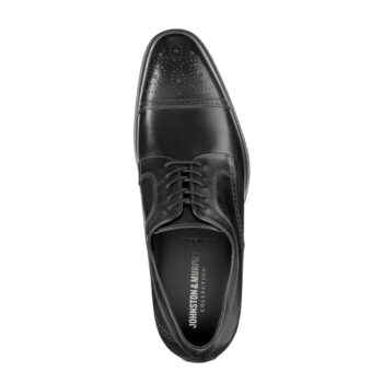 Johnston & Murphy Ellsworth Cap Toe Black Men's - Image 5