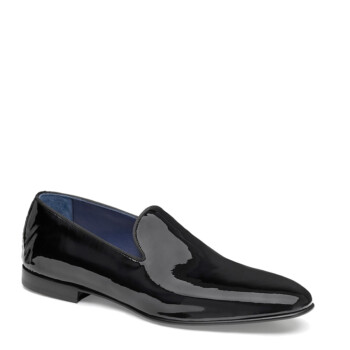 Alternative view of Johnston & Murphy Kinser Slip-on Black Patent Men's