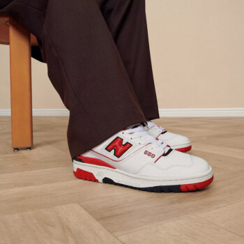 New Balance 550SE1 White/Red Women's - Image 6