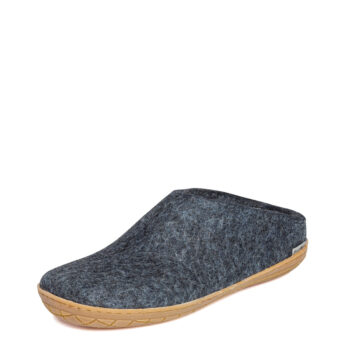 Glerups Felt Slip-on Rubber Sole Denim Women's - Image 3