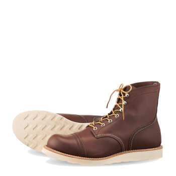 Red Wing 8088 Iron Ranger Traction Tred Amber Harness Men's - Image 5