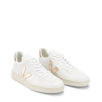 Veja V-10 Chromefree Extra White Platine Women's - Image 2