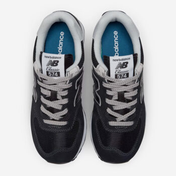 New Balance 574EVB Black/White Women's - Image 6