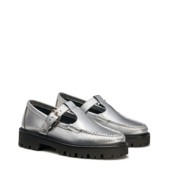 Alternative view of G.H. Bass Mary Jane Super Lug Weejuns Silver Women's
