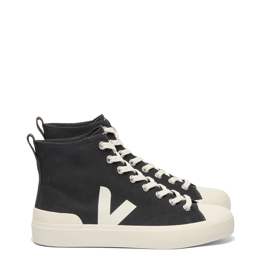 Veja Wata II Canvas Black Pierre - Vegan Women's
