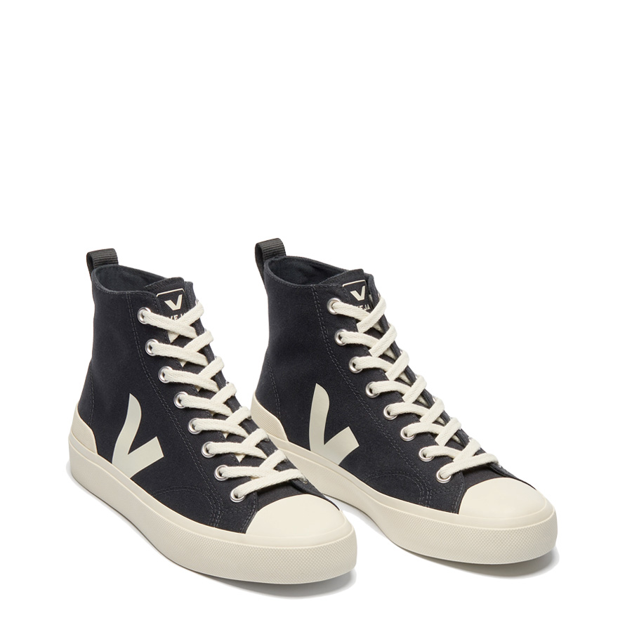 Veja Wata II Canvas Black Pierre - Vegan Women's
