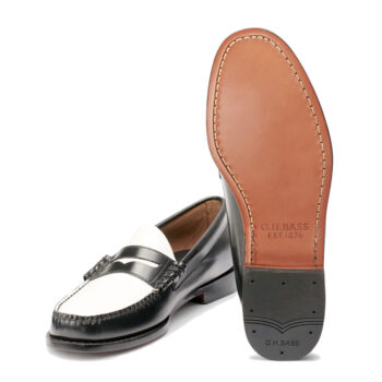G.H. Bass Larson Weejun Black/White Men's - Image 5