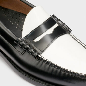 G.H. Bass Larson Weejun Black/White Men's - Image 6