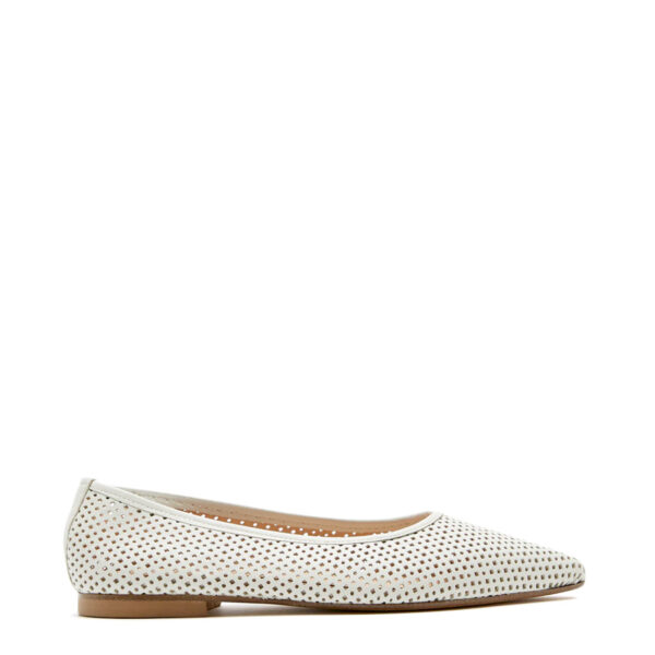 Sister x Soeur Bowie Flat Off White Women's