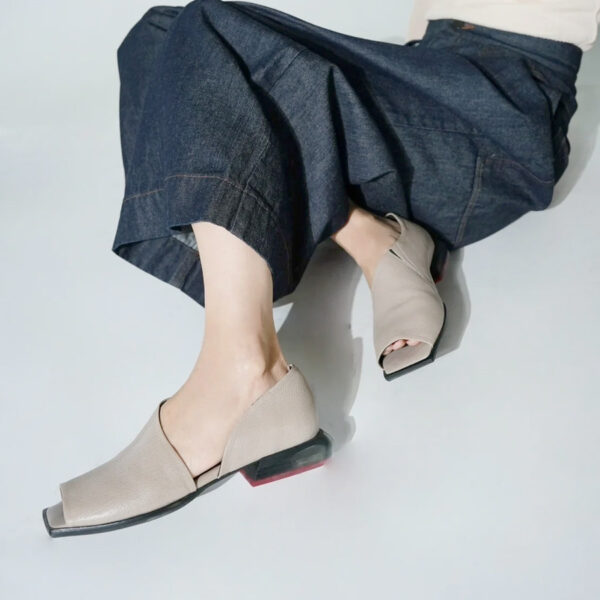 Yuko Imanishi Yuki Flat Sandal Grey Women's