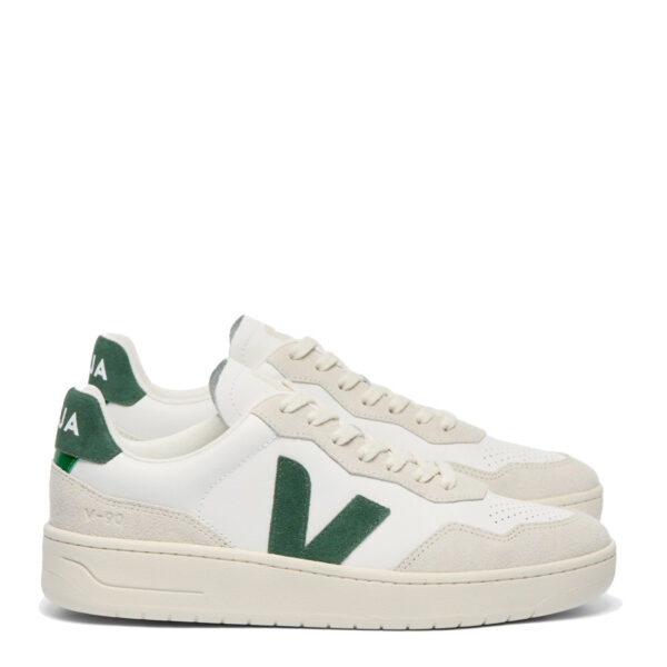 Veja V-90 O.T Leather Ex White Cyprus Men's