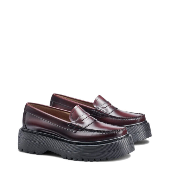 G.H. Bass Whitney Platform Weejuns Loafer Wine Women's