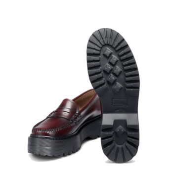 G.H. Bass Whitney Platform Weejuns Loafer Wine Women's - Image 5