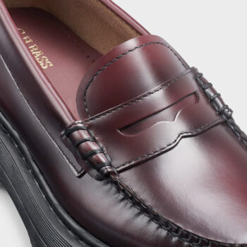 G.H. Bass Whitney Platform Weejuns Loafer Wine Women's - Image 6