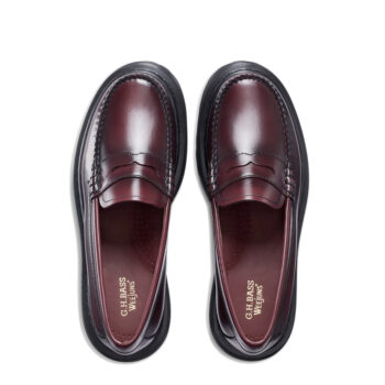 G.H. Bass Whitney Platform Weejuns Loafer Wine Women's - Image 4