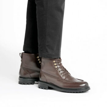 G.H.Bass Chase Moc Toe Boot Dark Brown Men's - Image 7