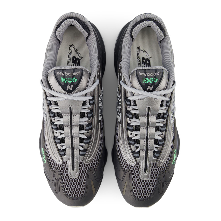 New Balance 1000T Black/Dark Silver Metallic Men's - Image 6