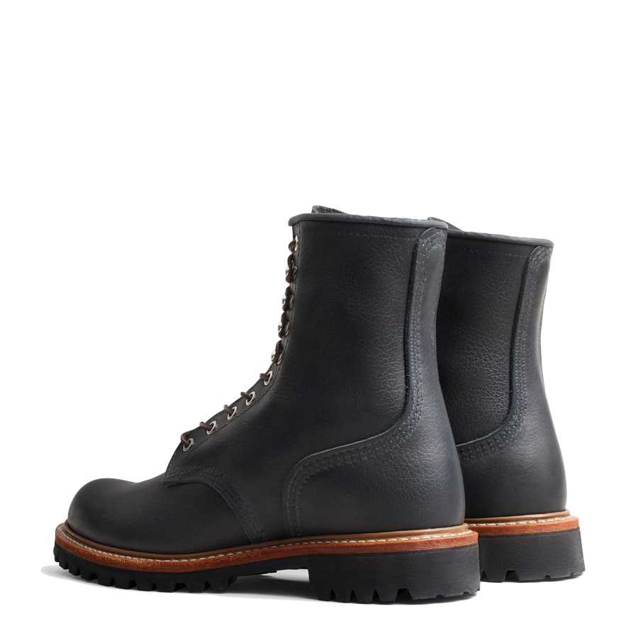 Red Wing 4501 8 Inch Logger Black Oil Slick Men's