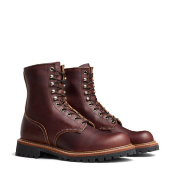 Alternative view of Red Wing 4585 8 Inch Logger Briar Oil Slick Men's