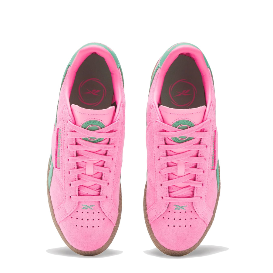 Reebok Club C Grounds UK Atomic Pink/Upgrade Green Women's