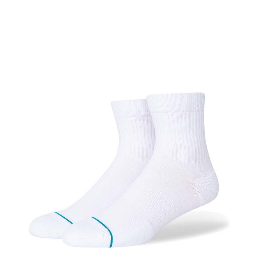 Stance Icon Quarter White Unisex