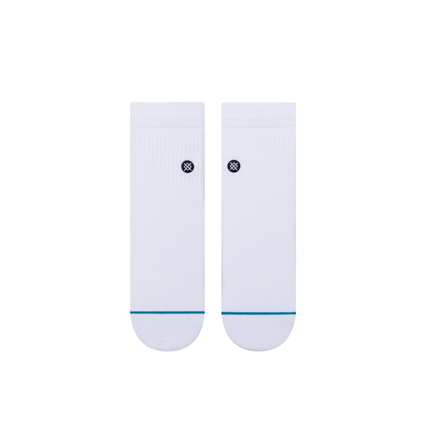Stance Icon Quarter White Unisex - Image 2