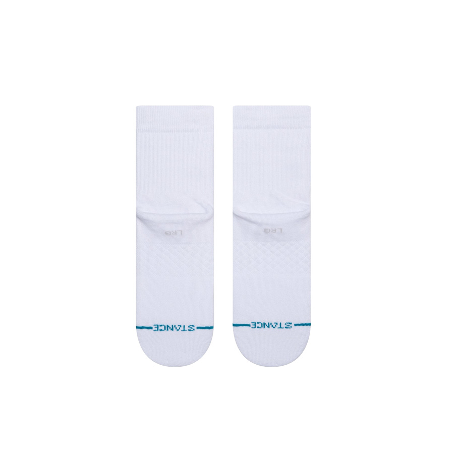 Stance Icon Quarter White Unisex - Image 3
