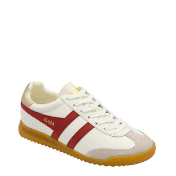 Alternative view of Gola Torpedo Off White/Deep Red/Gold Women's